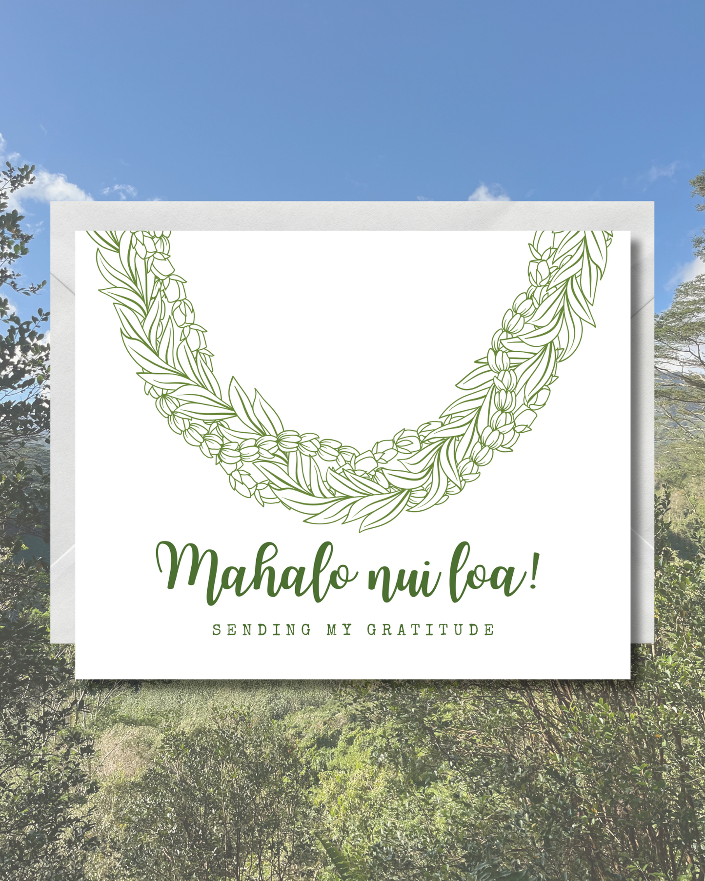 Lei Greeting Card Set