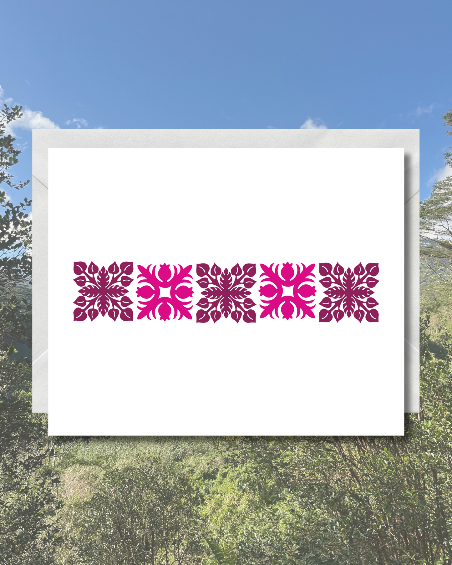Hawaiian Quilt Greeting Card Set