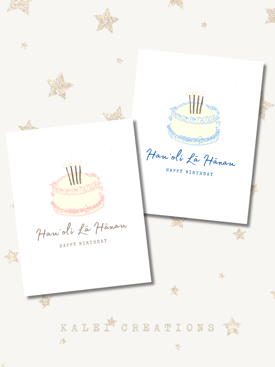 Hau'oli Lā Hānau Card