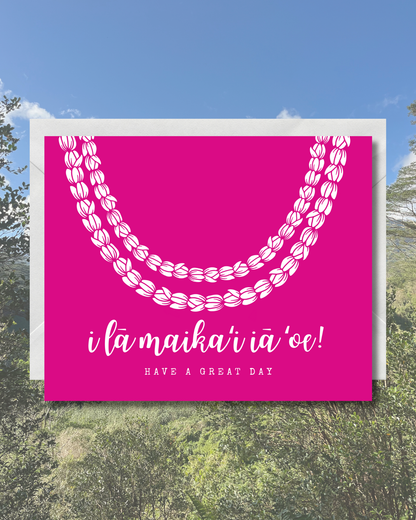 Lei Greeting Card Set