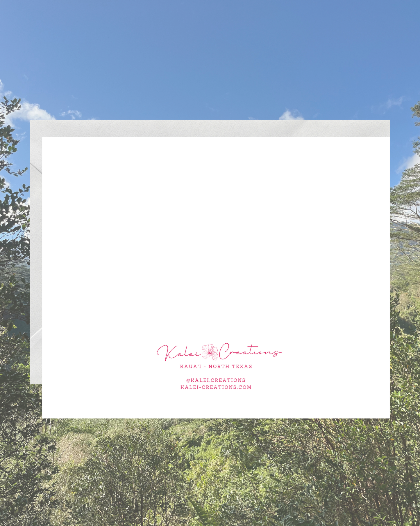 Hawaiian Quilt Greeting Card