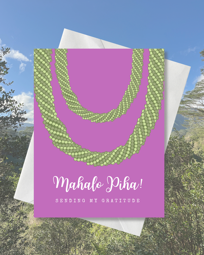 Mahalo Piha Thank You Card