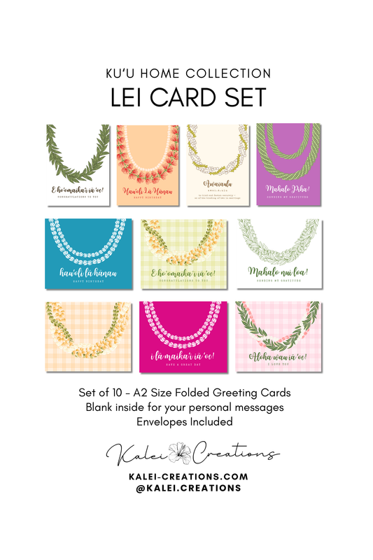 Lei Greeting Card Set