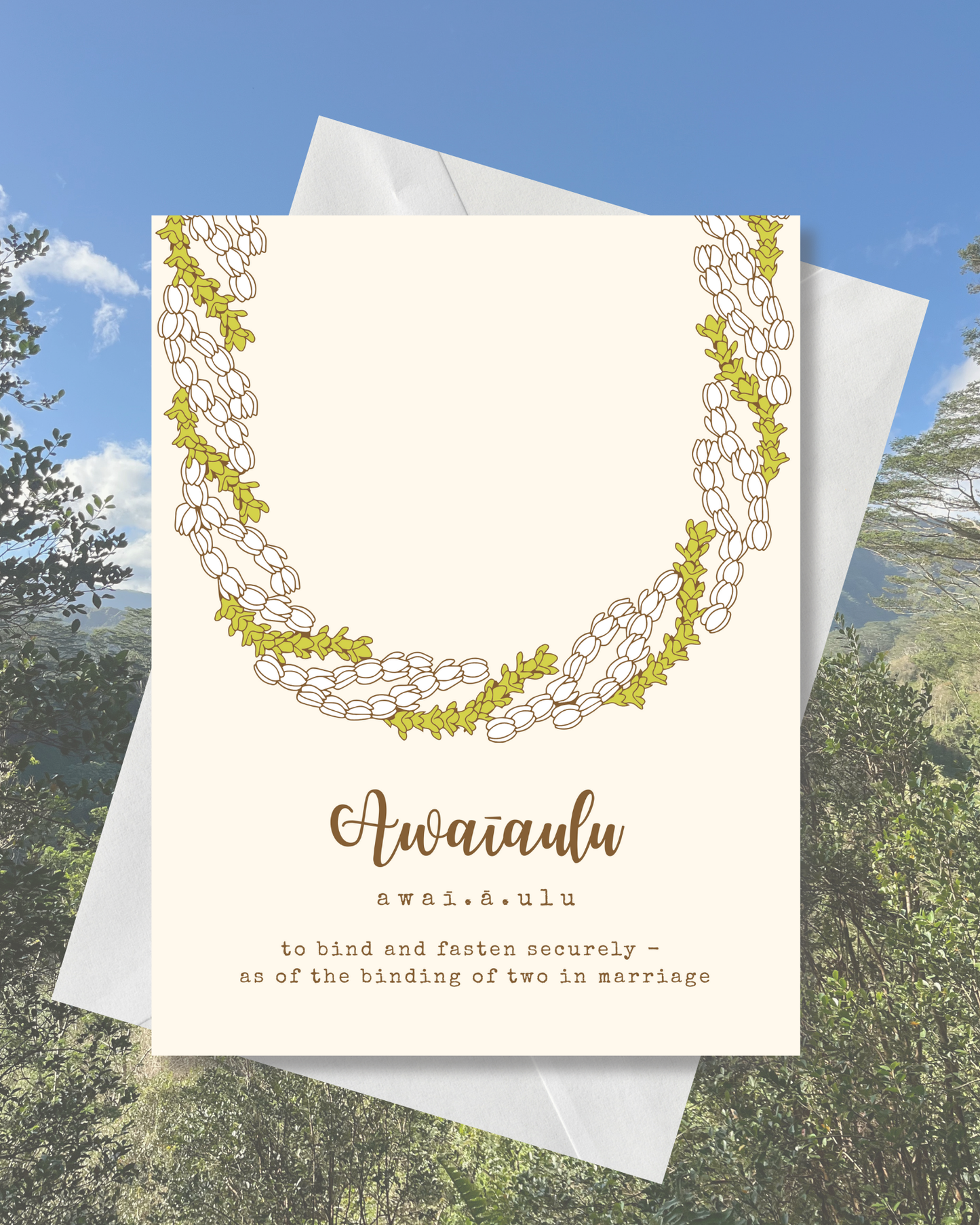 Lei Greeting Card Set