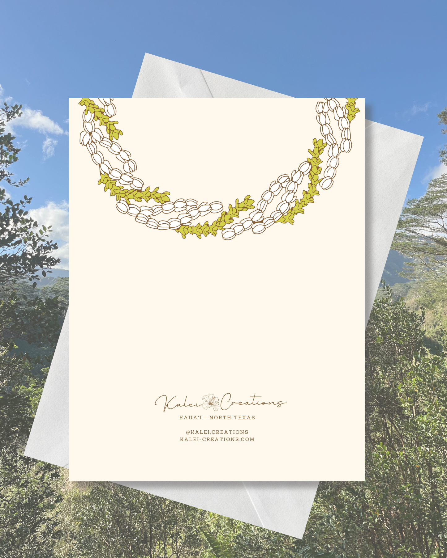 Awaiāulu Wedding Card